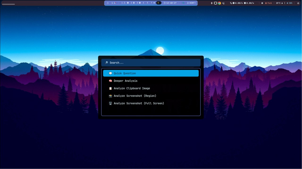 Hyprland AI Assistant